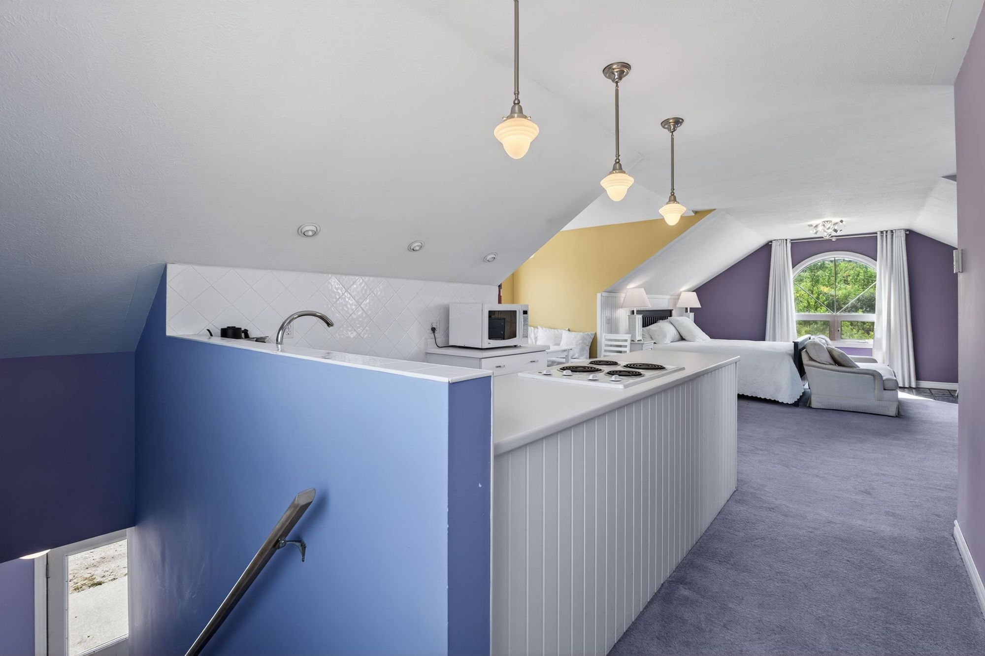 The guest suite's kitchen